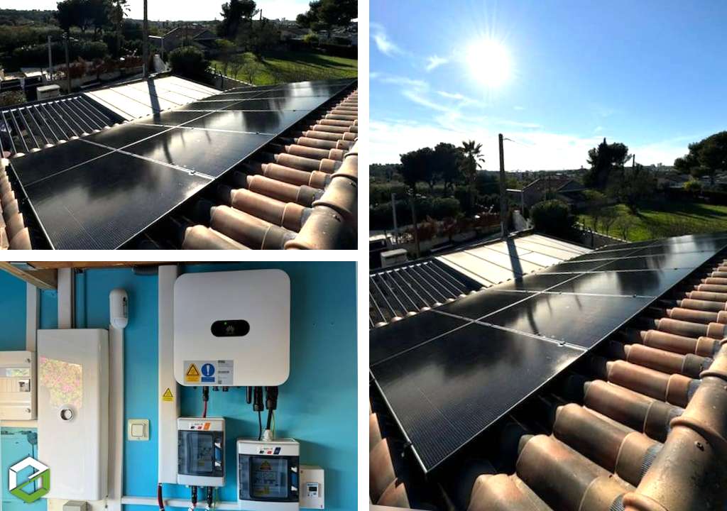 Pose de panneaux solaires Dualsun et onduleur Huawei - Entreprise RGE