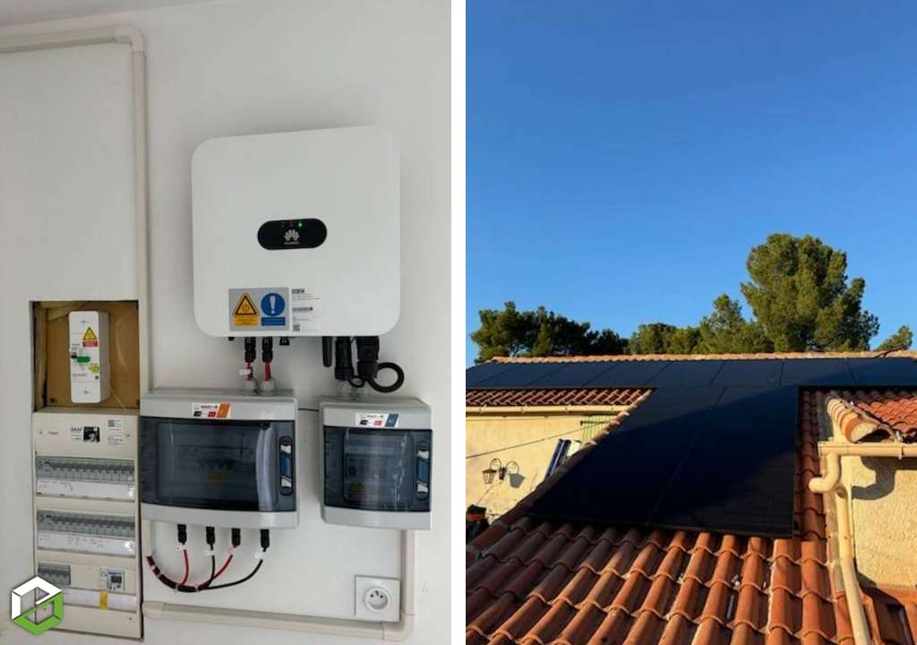 Installateur de système solaire 6kw avec panneaux photovoltaïques Dualsun