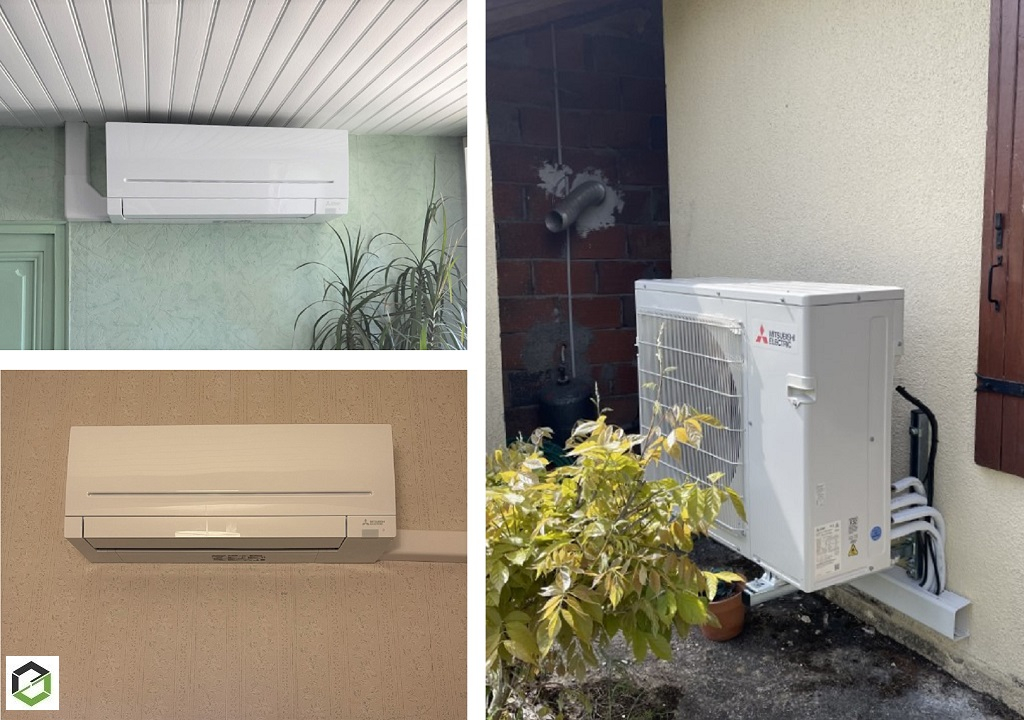 Consultez la chantier : installateur rge qualipac installation d’une climatisation réversible 