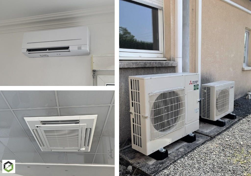 Installateur RGE QUALIPAC installation d’une climatisation réversible Mitsubishi Électric 