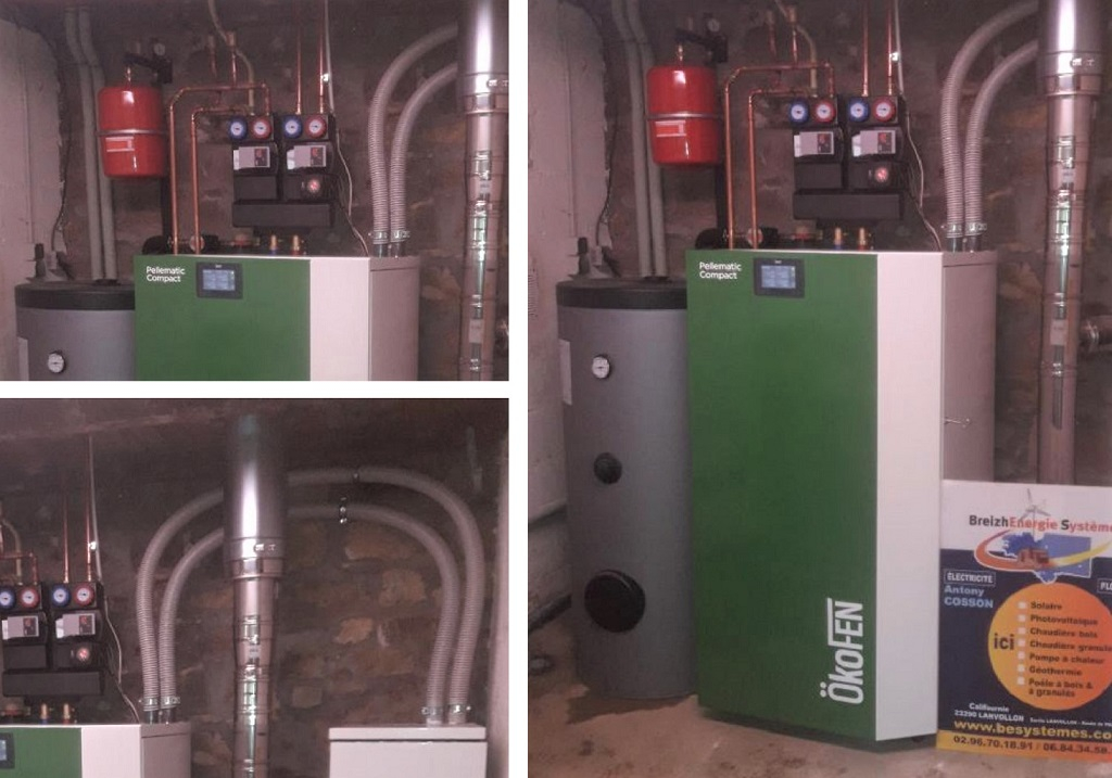 chaudiére granulés okÖfen avec ecs  - pellematic 12 kw 