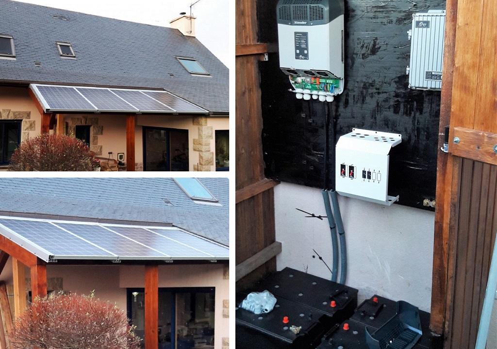 Installation solaire autonome 