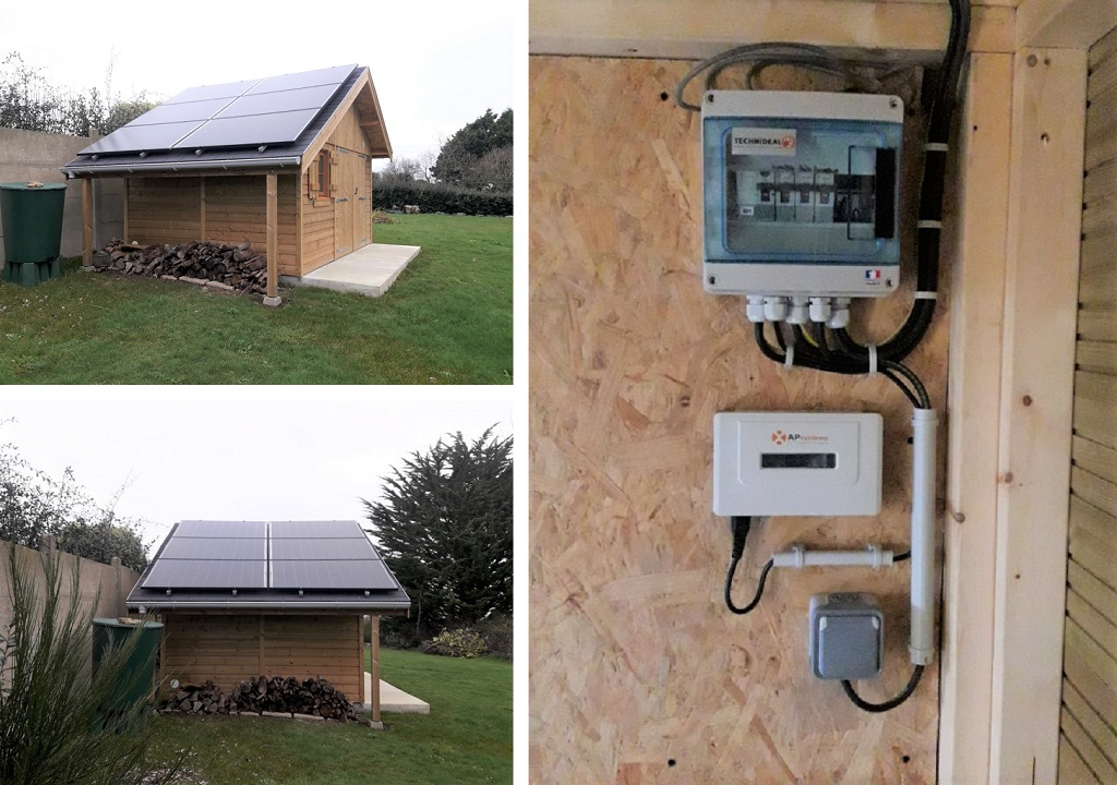 Consultez la chantier : installation solaire photovoltaïque sur chalet d'agrément 