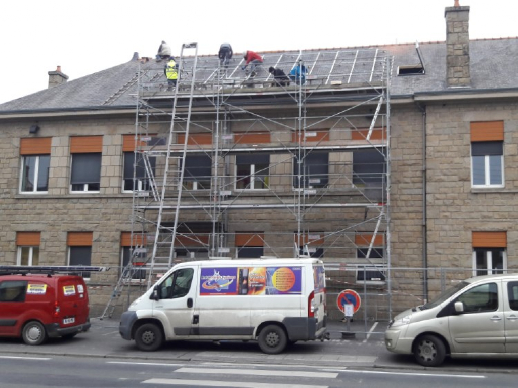 Consultez la chantier : installation solaire photovoltaïque 