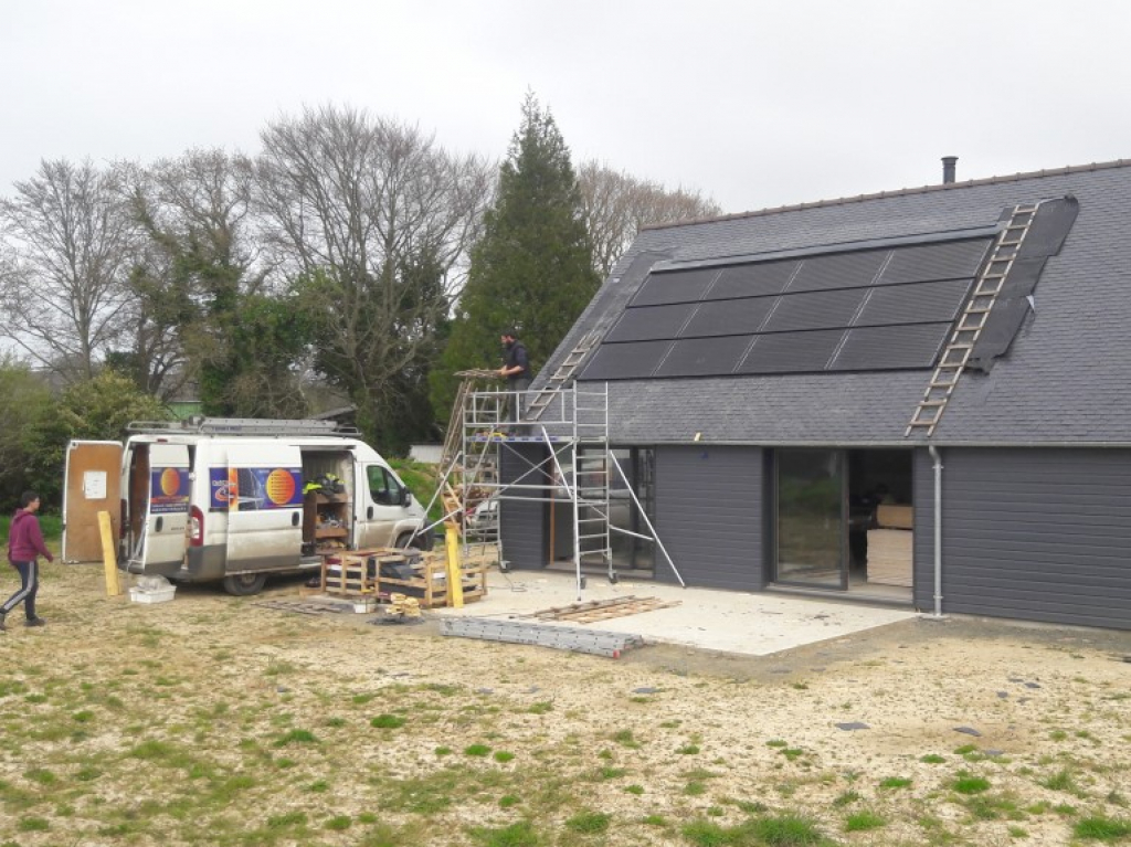 Consultez la chantier : installation solaire photovoltaïque en auto consommation