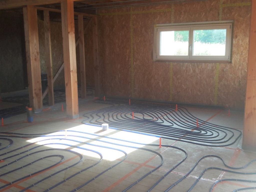 Consultez la chantier : plancher chauffant
