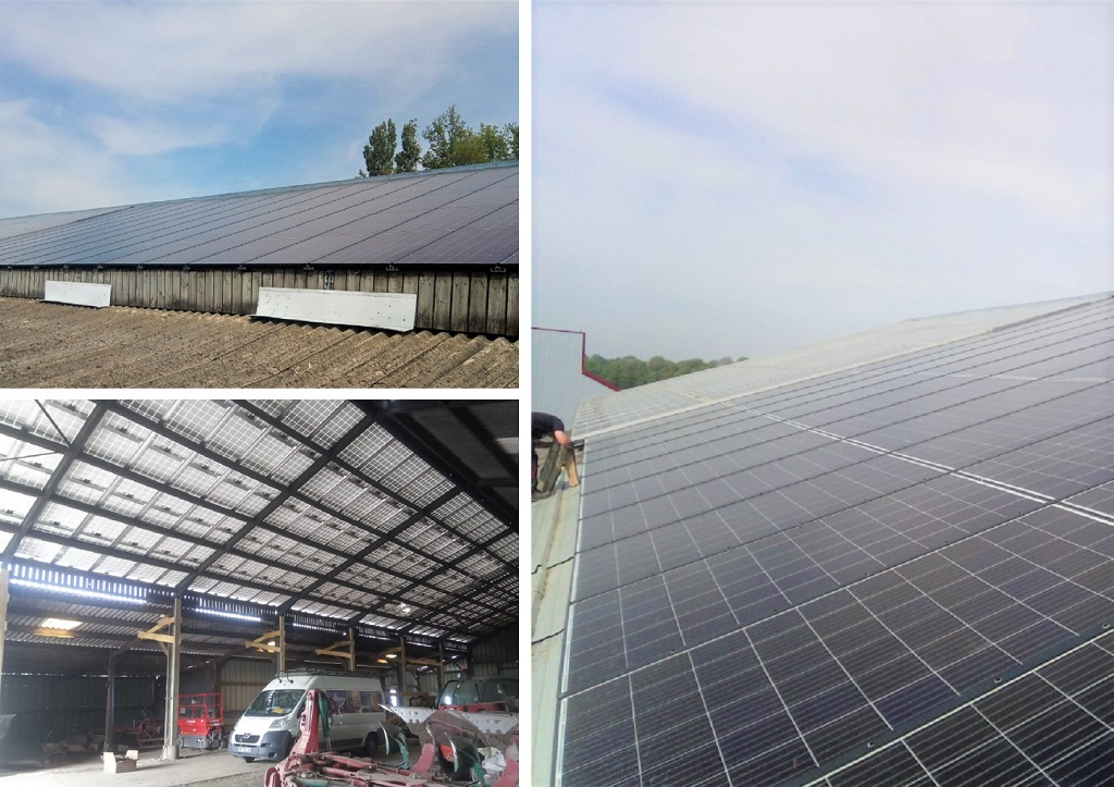 Installation solaire Photovoltaïque sur hangar agricole