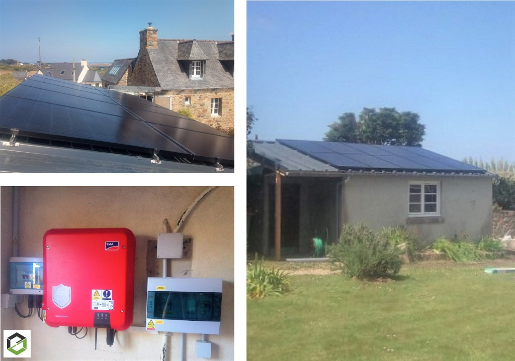 Consultez la chantier : installation panneaux solaires photovoltaïques 3 kwc chez un particulier