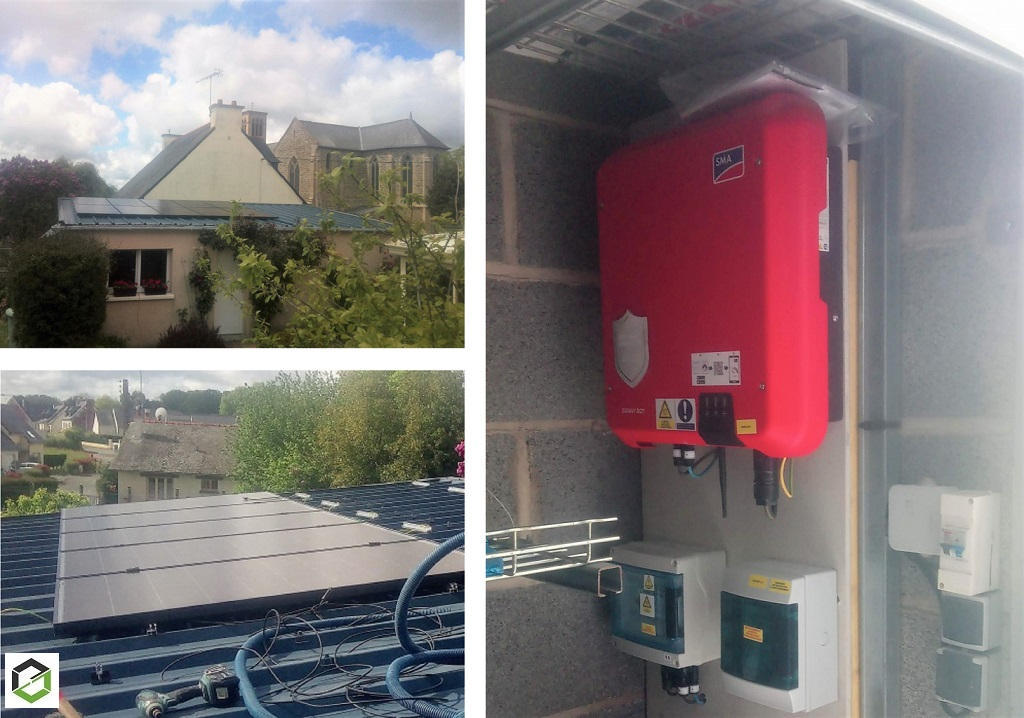 Consultez la chantier : installation photovoltaïque 3 kwc  chez un particulier
