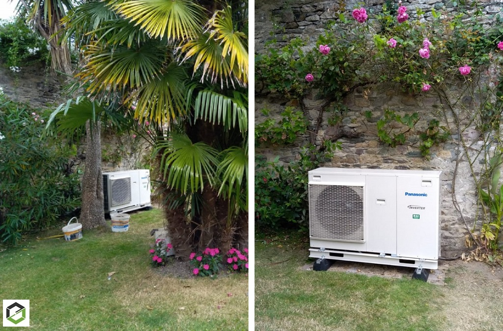 Consultez la chantier : rge qualipac - installation d'une pompe à chaleur air/eau panasonic