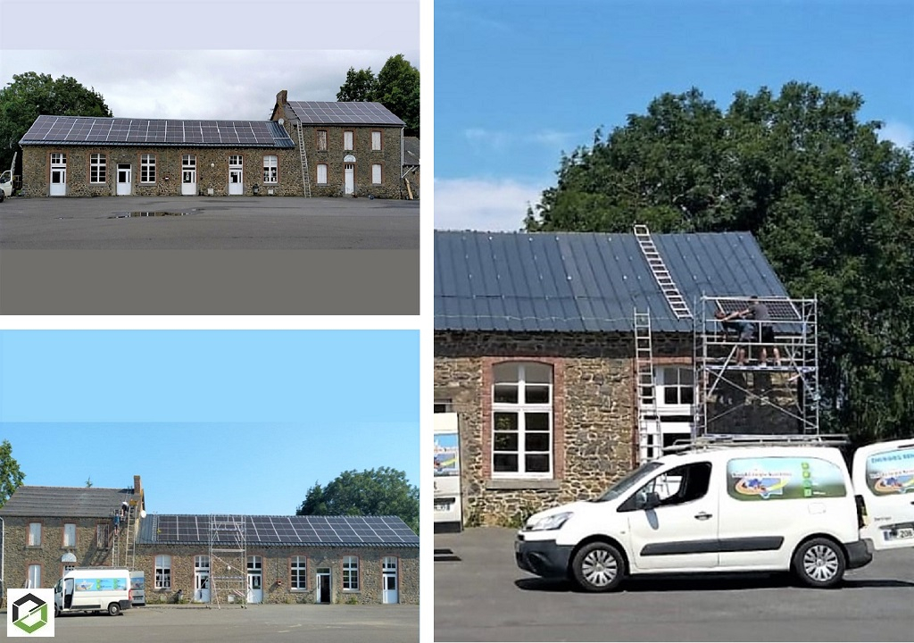 Installation photovoltaïque bâtiments municipaux - Puissance 30 Kwc - Revente totale 
