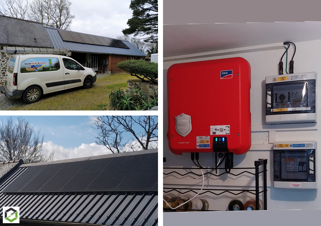 Installation photovoltaïque en autoconsommation avec revente de surplus - 3 Kwc - PARTICULIER