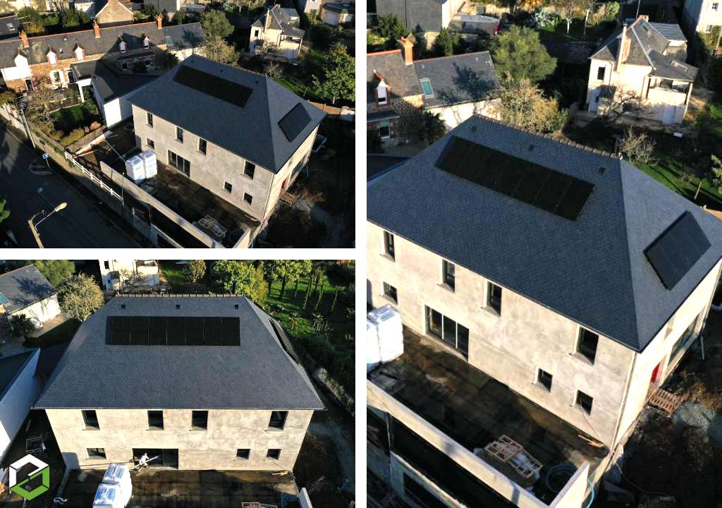 Installation autoconsommation avec stockage batterie et vente de surplus - 7 kWc 