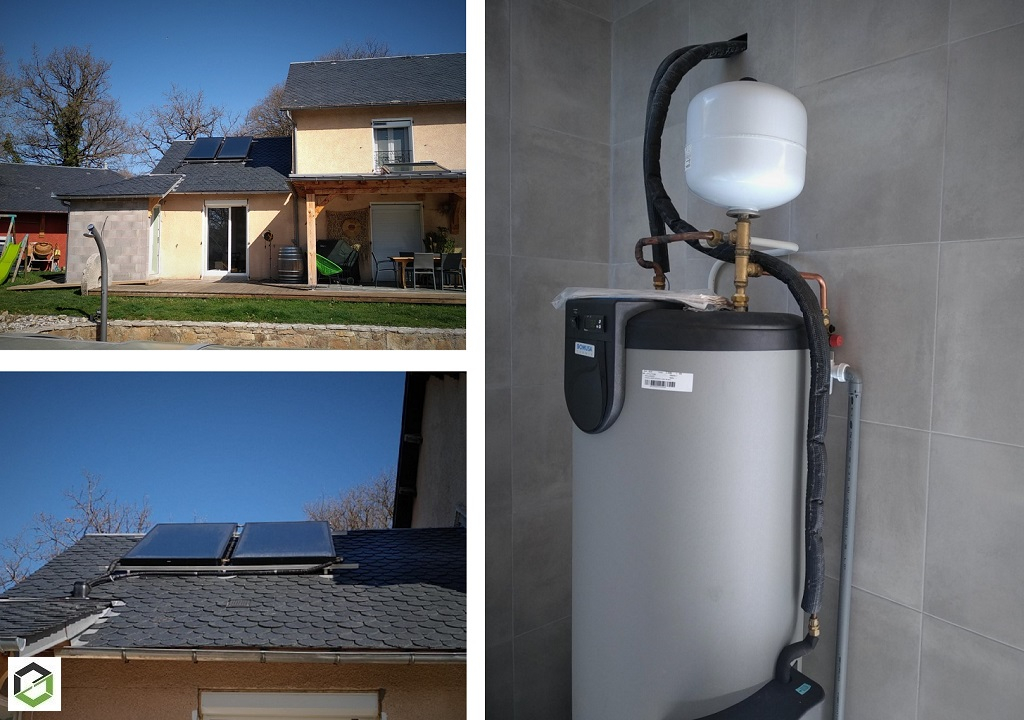 Consultez la chantier : installation panneaux solaires thermiques ( cesi)