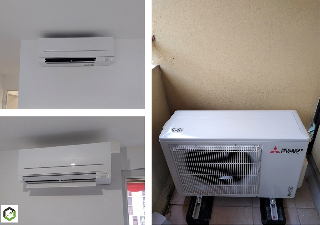 Consultez la chantier : pose climatisation bi-split mutisubishi - entreprise certifiée rge qualipac