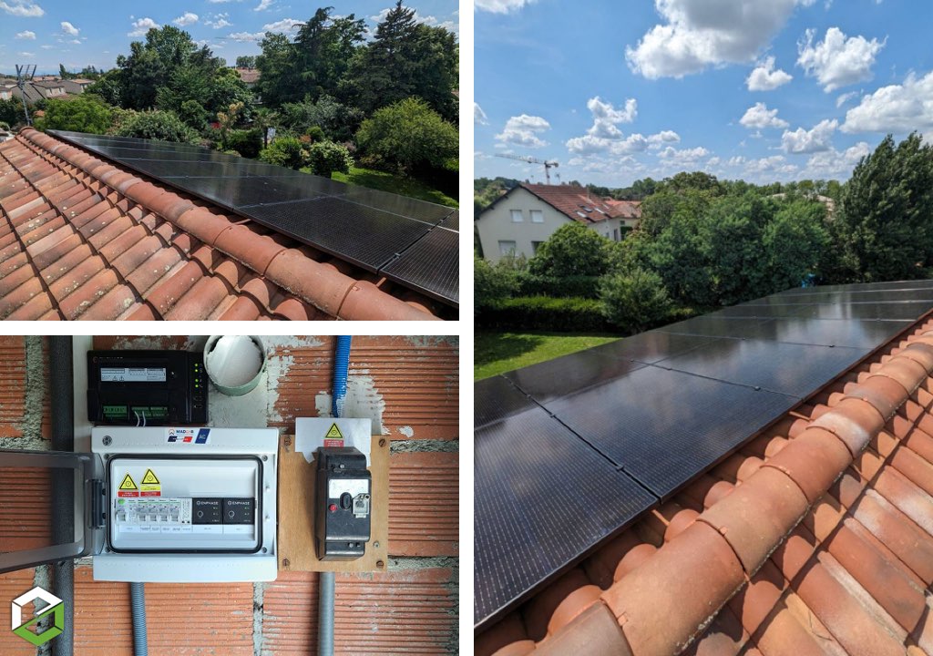 Installation photovoltaïque Sunpower / Enphase de 6 kWc panneaux Sunpower Performance 6 375w  - Entreprise QualiPV
