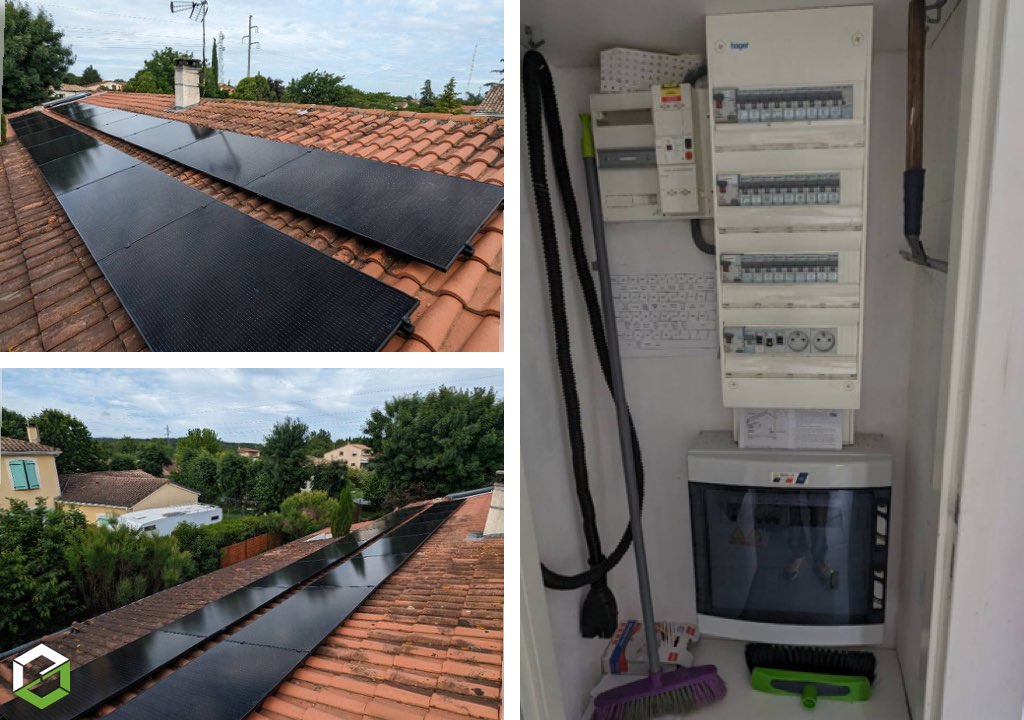 Installation photovoltaïque Sunpower / Enphase de 6 kWc panneaux Sunpower Performance 6 428w 