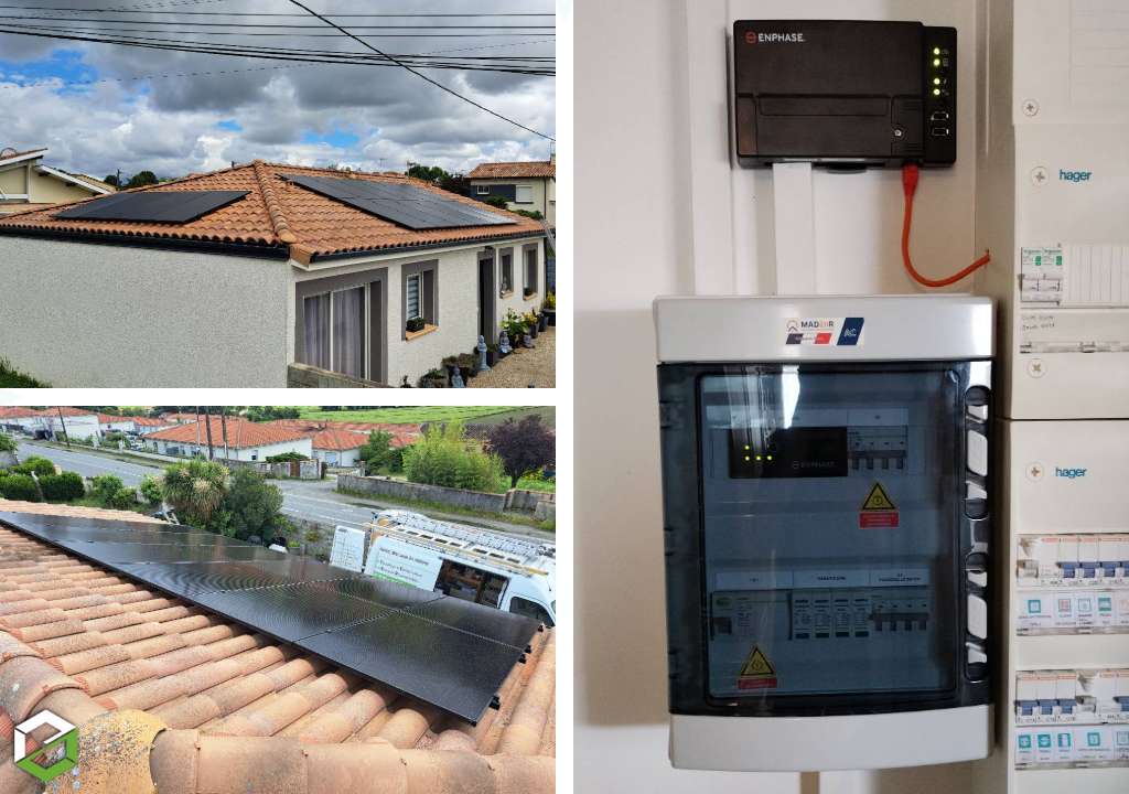 Installation photovoltaïque Sunpower / Enphase de 6 kWc panneaux Sunpower Performance 6 375w  