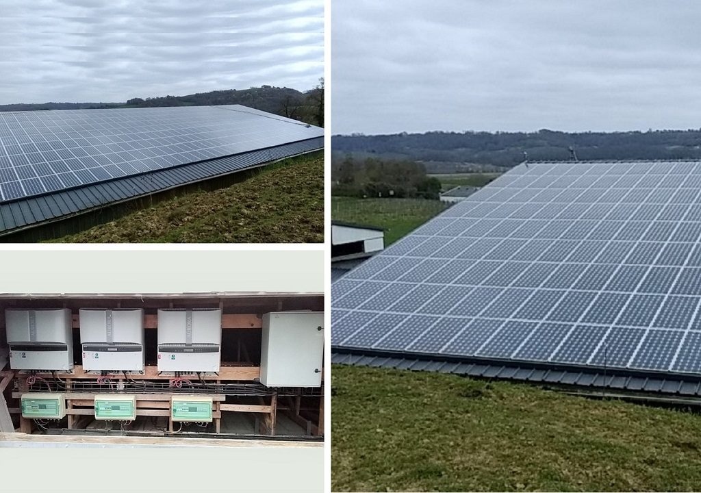 Consultez la chantier : panneaux solaire 36kwc revente totale