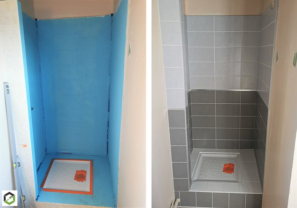 Rénovation d'une douche