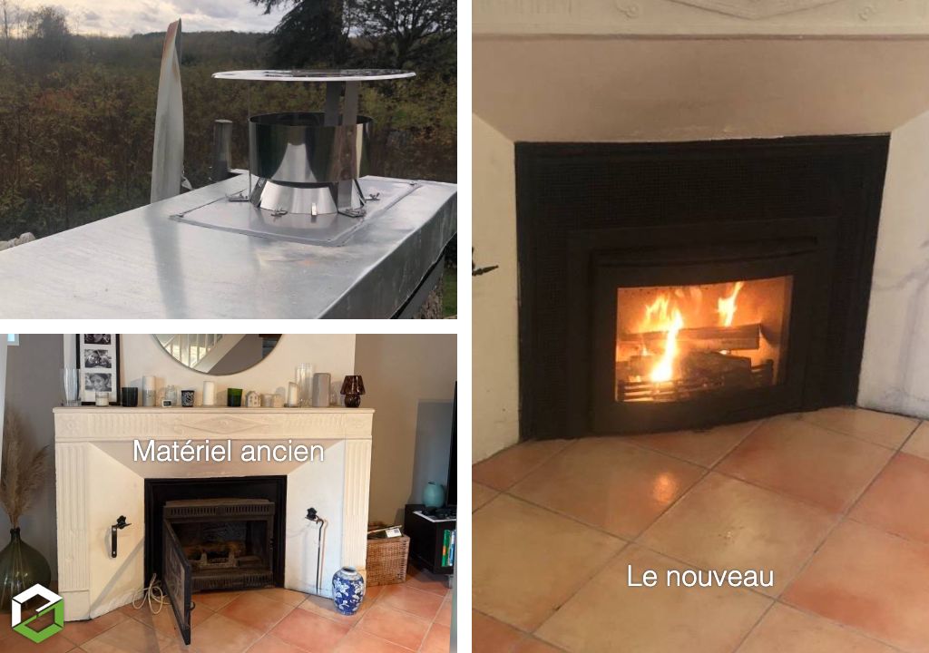 Remplacer un ancien insert de cheminée par un insert moderne performant