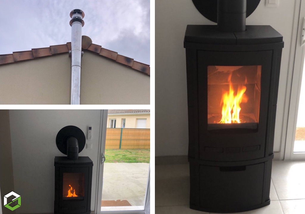 Installation d’un poêle à granulés Altech Torus sans électricité en complément d’une PAC – Solution autonome et performante