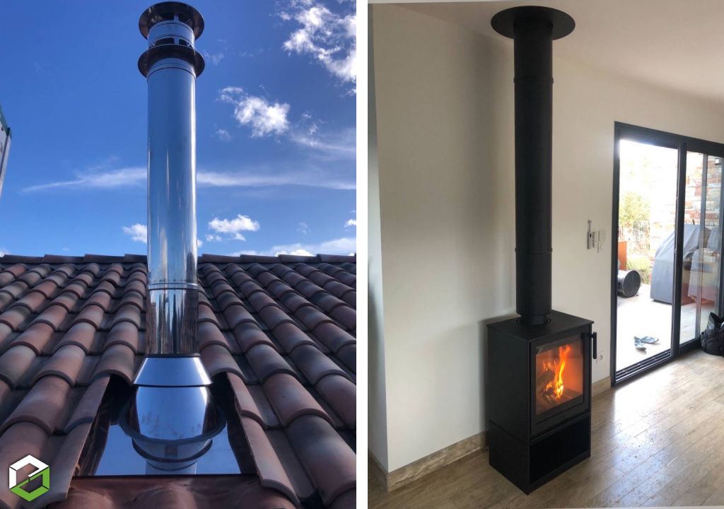 Installation d’un Poêle à Bois Contura C210