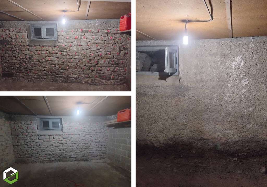 Consultez la chantier : champignons lignivores - mérule dans les murs et le sol d'une maison, proche toul, lunéville, dombasle-sur-meurthe, ludres, frouard, champigneulles - entreprise rge qualibat