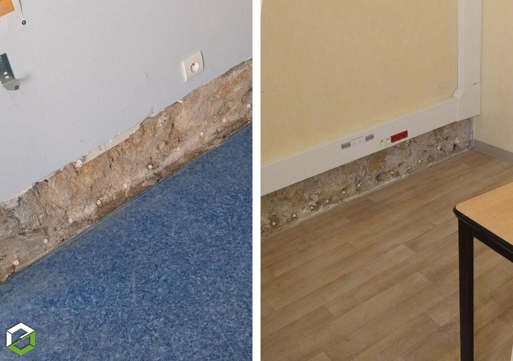 Ets Aubriat SAS : Remontées capilaires à la caserne Blandan - Entreprise RGE QualiBAT