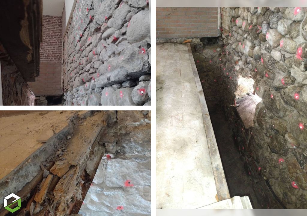 Consultez la chantier : mérule dans la cave d'une maison en location - entreprise rge qualibat