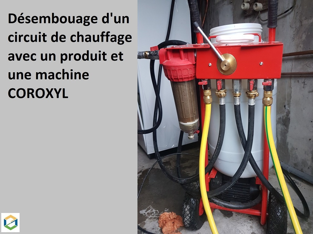 désembouage d'un circuit de chauffage dans les hauts de france.