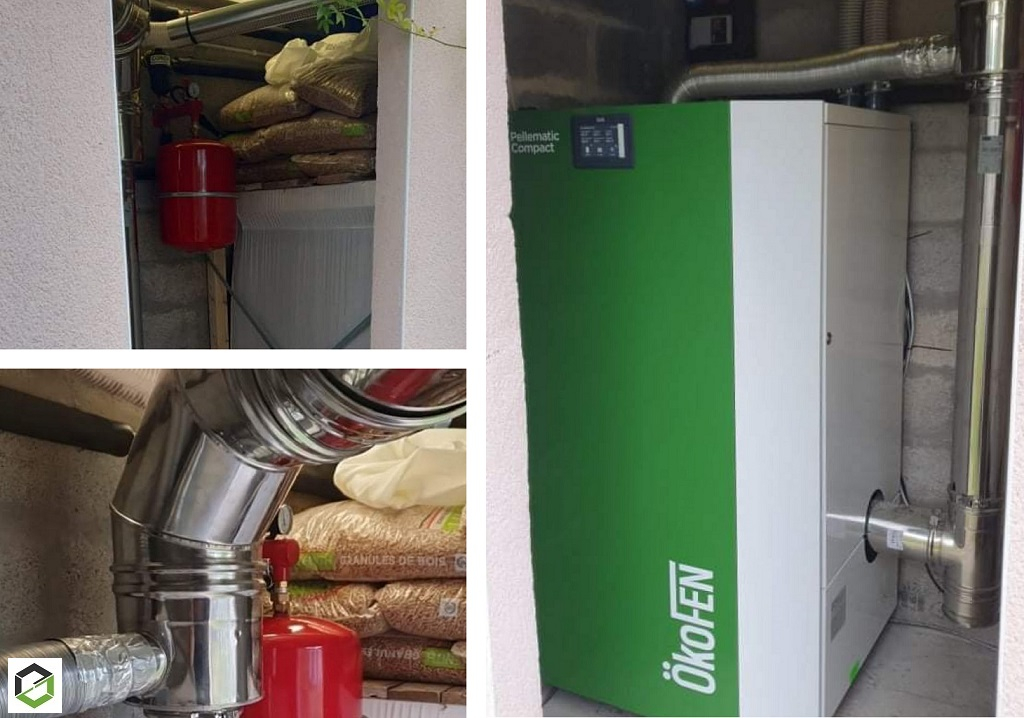 rge qualibois - installation d'une chaudière à granulé okofen pelematic compact de 14 kw