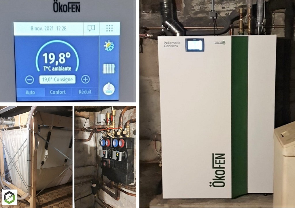 rge qualibois - installation d'une chaudière à granulé okofen pelematic compact de 22 kw
