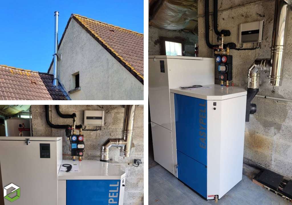 rge qualibois - installation d'une chaudière à granulés de bois easypell