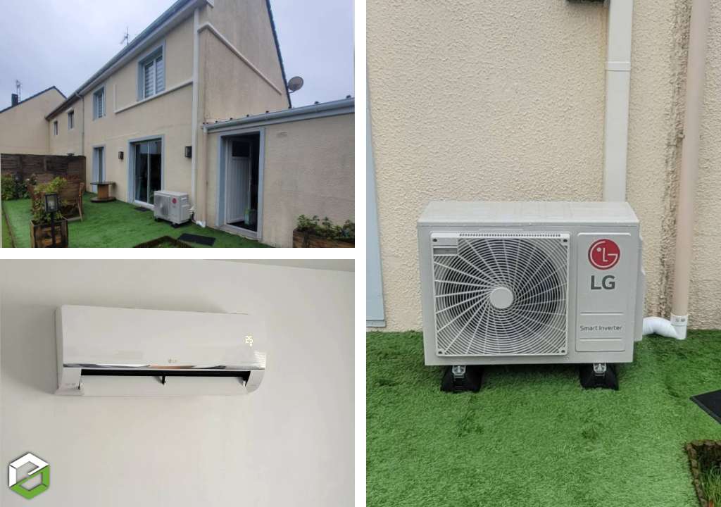 installation d'une climatisation lg