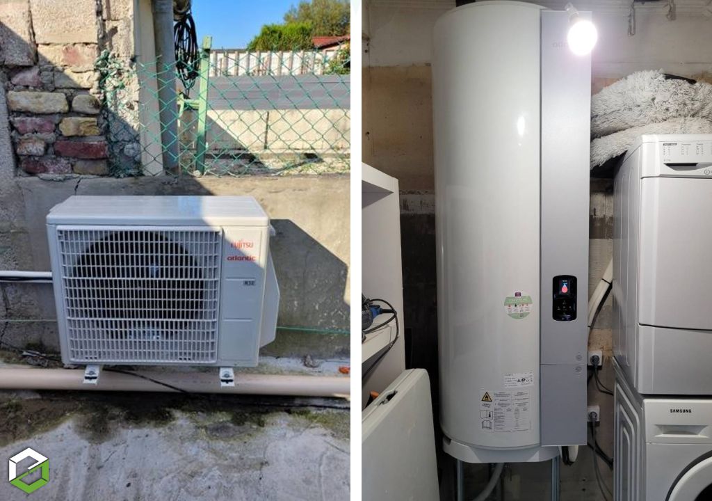 Consultez la chantier : entreprise rge qualipac - pose d un chauffe eau thermodynamique atlantic