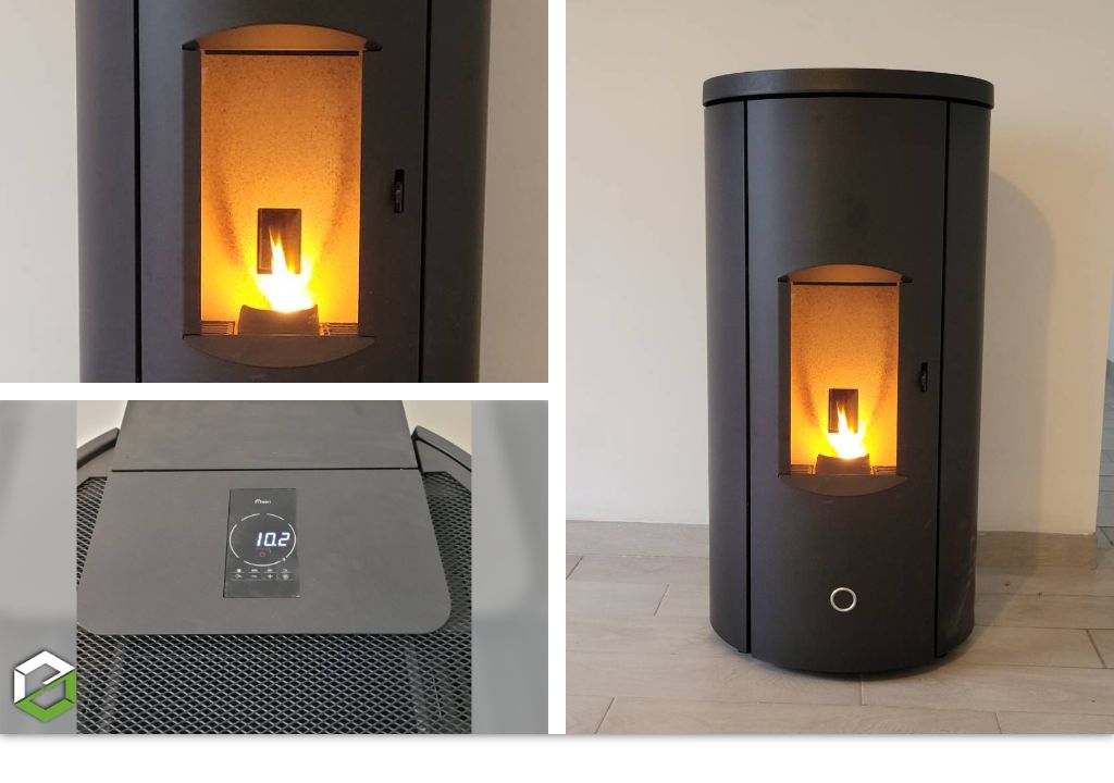 Entreprise RGE Qualibois - Installation d'un poêle à granulés de bois Edilkamin