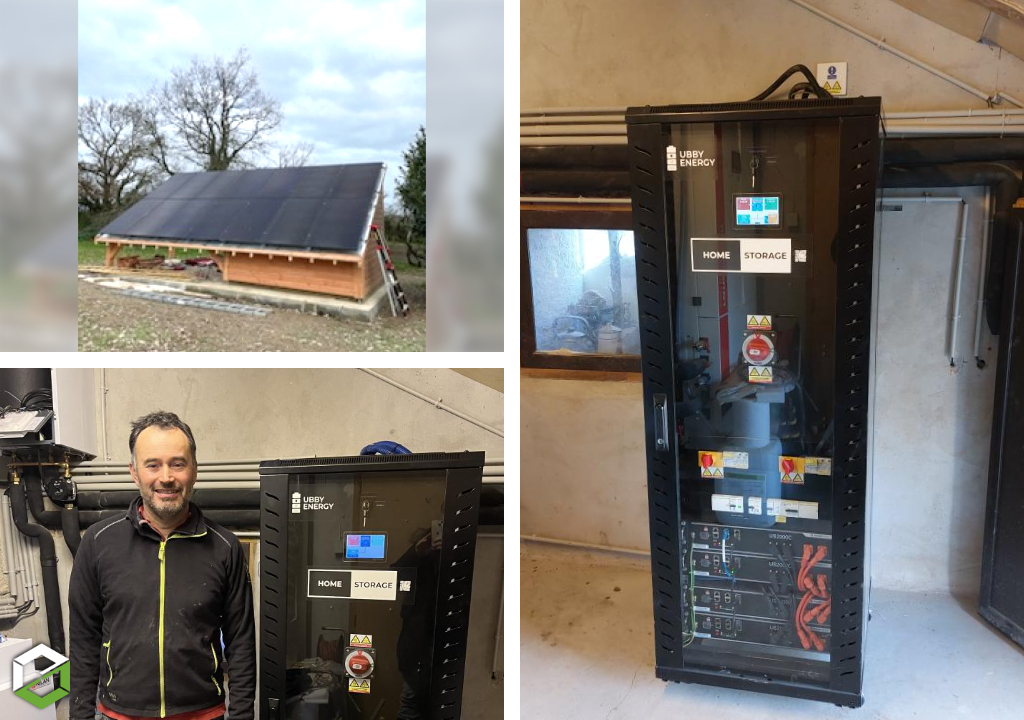 Consultez la chantier : installation photovoltaïque avec stockage