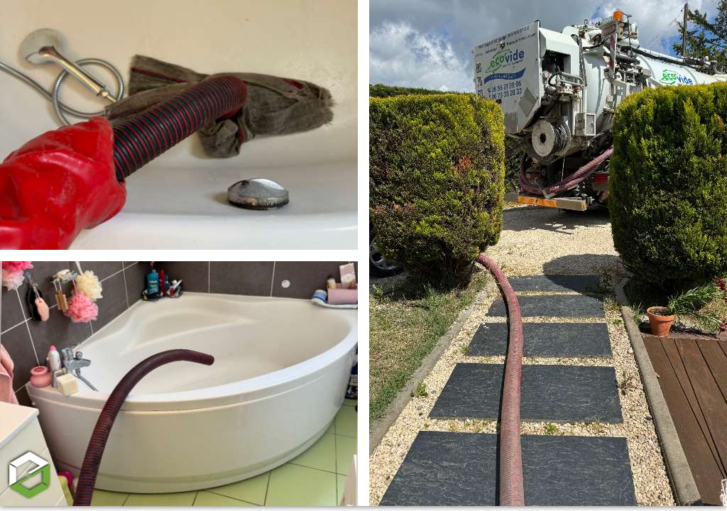 Débouchage d'une baignoire en Gironde