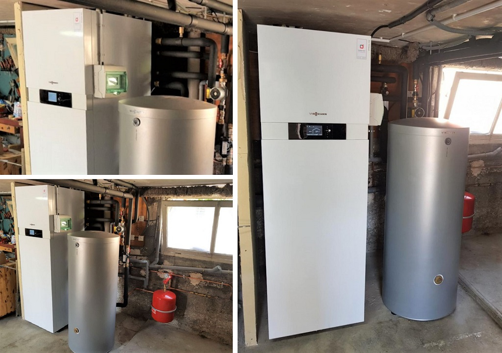 Remplacement d’une chaudière fioul par une pompe à chaleur PAC Air/Eau VIESSMANN
