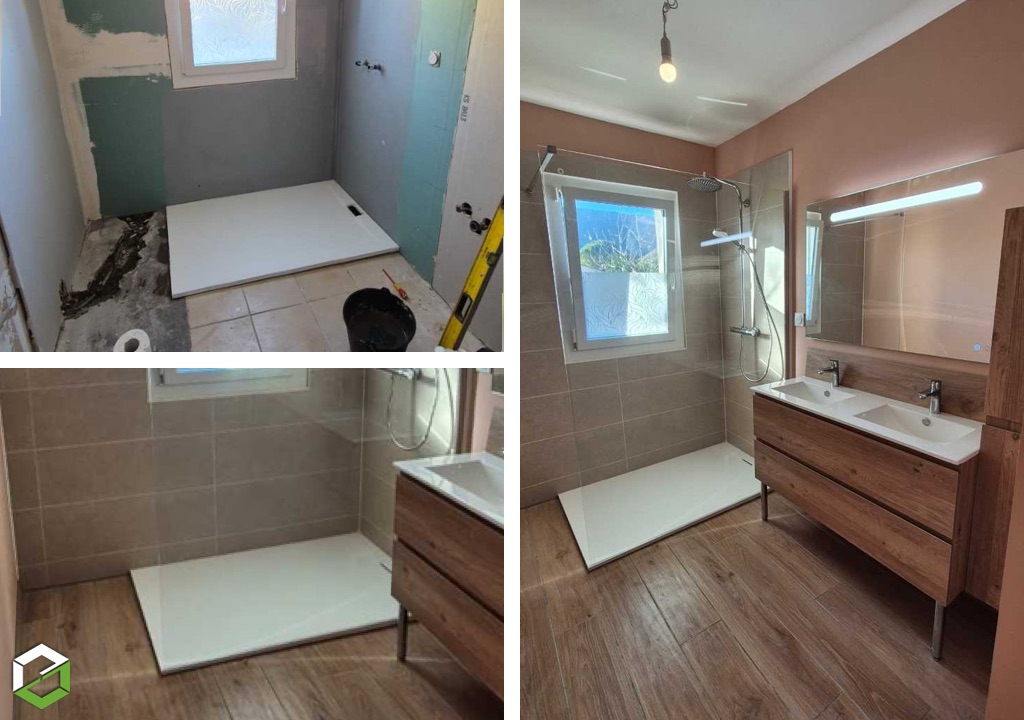 Rénovation complète d'une salle de bain