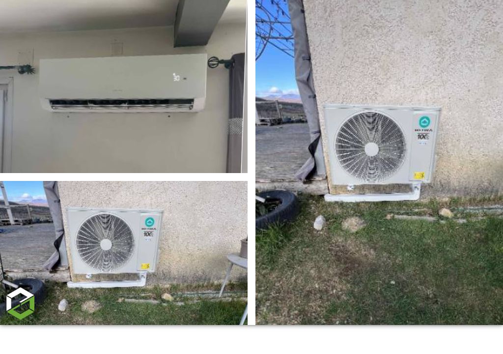 Installation complète d’une climatisation réversible Heiwa