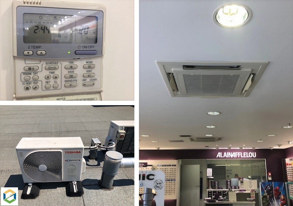 Consultez la chantier : entretien climatisation cassette toshiba