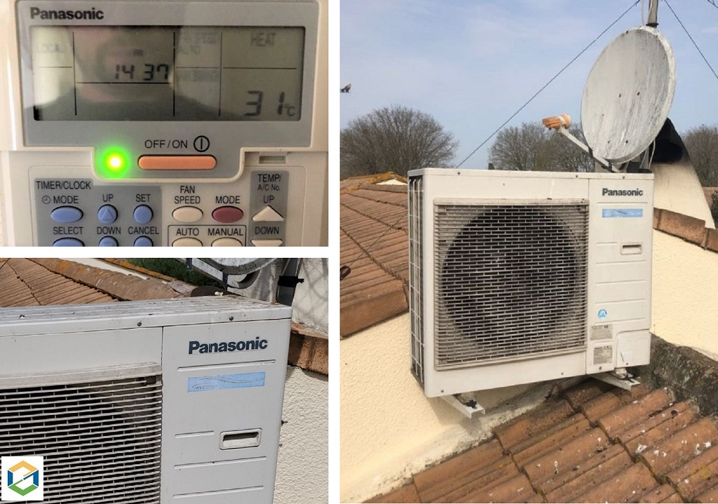 entretien d'une clim mono-split gainable panasonic 