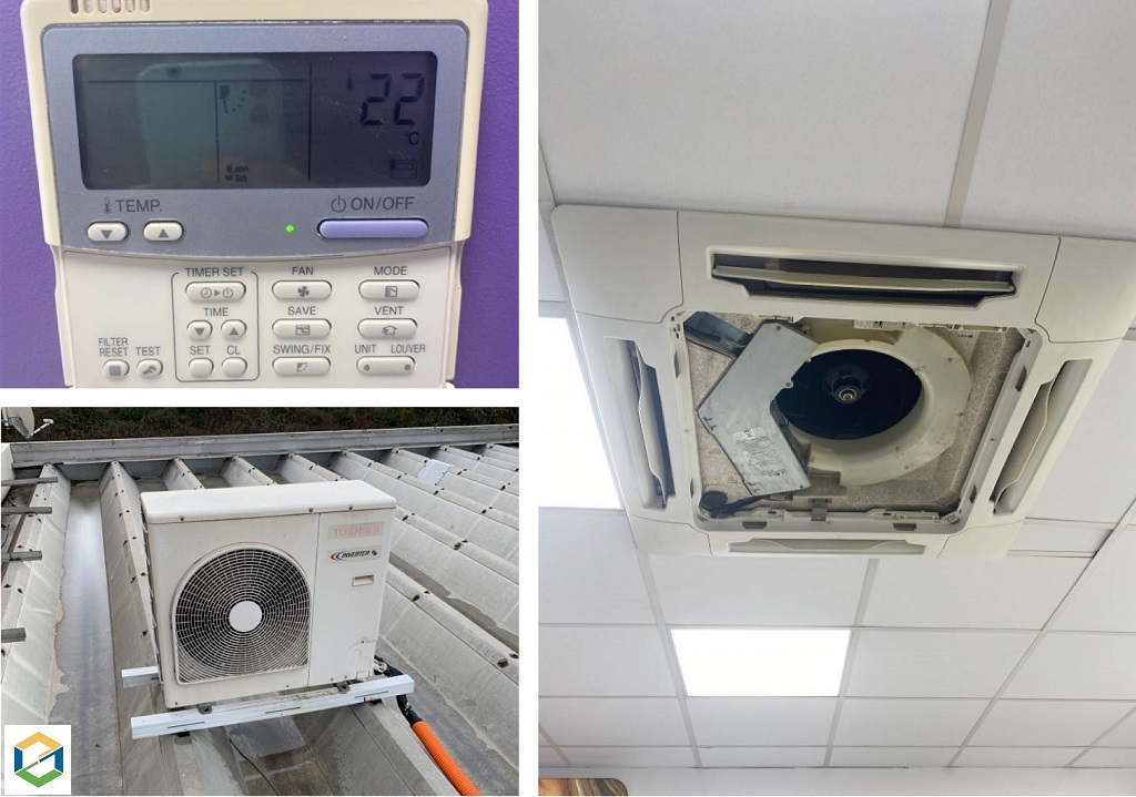Entretien climatisation mono-split cassette TOSHIBA