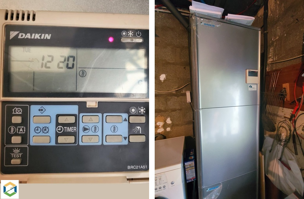 Consultez la chantier : entretien pompe à chaleur daikin altherma