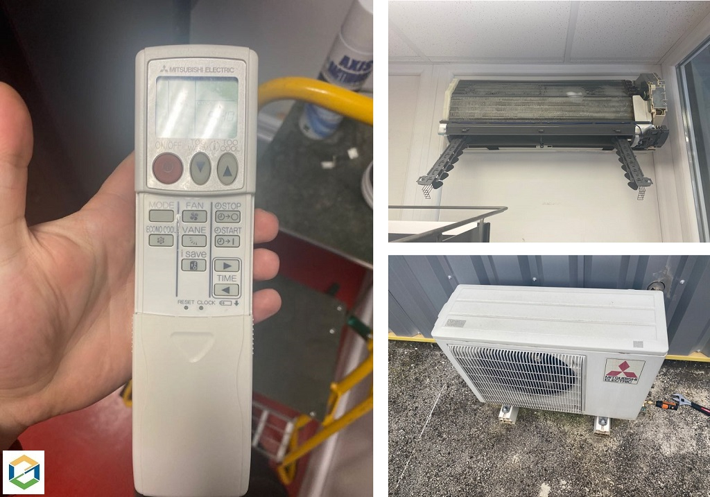 Consultez la chantier : entretien d'une climatisation mono-split murale mitsubishi 