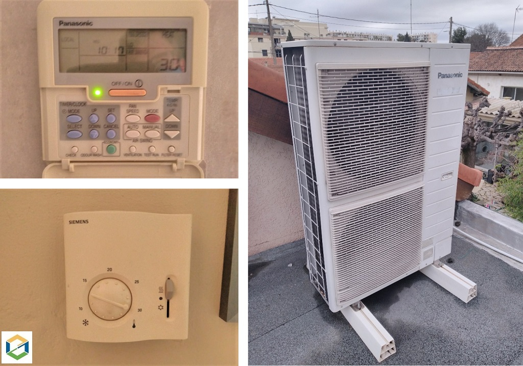 Entretien d'une climatisation mono-split gainable PANASONIC