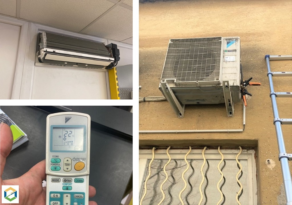 Consultez la chantier : entretien de 2 climatisations mono-splits muraux daikin