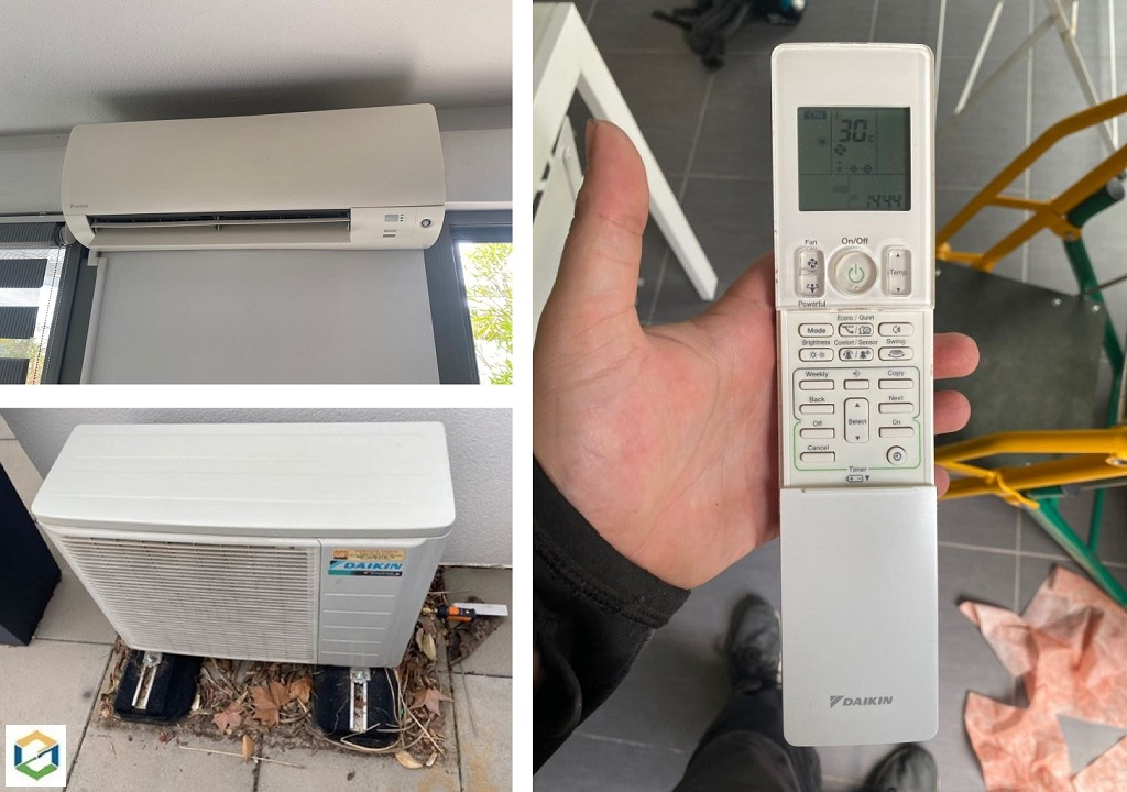 Consultez la chantier : entretien d'une climatisation mono-split murale daikin